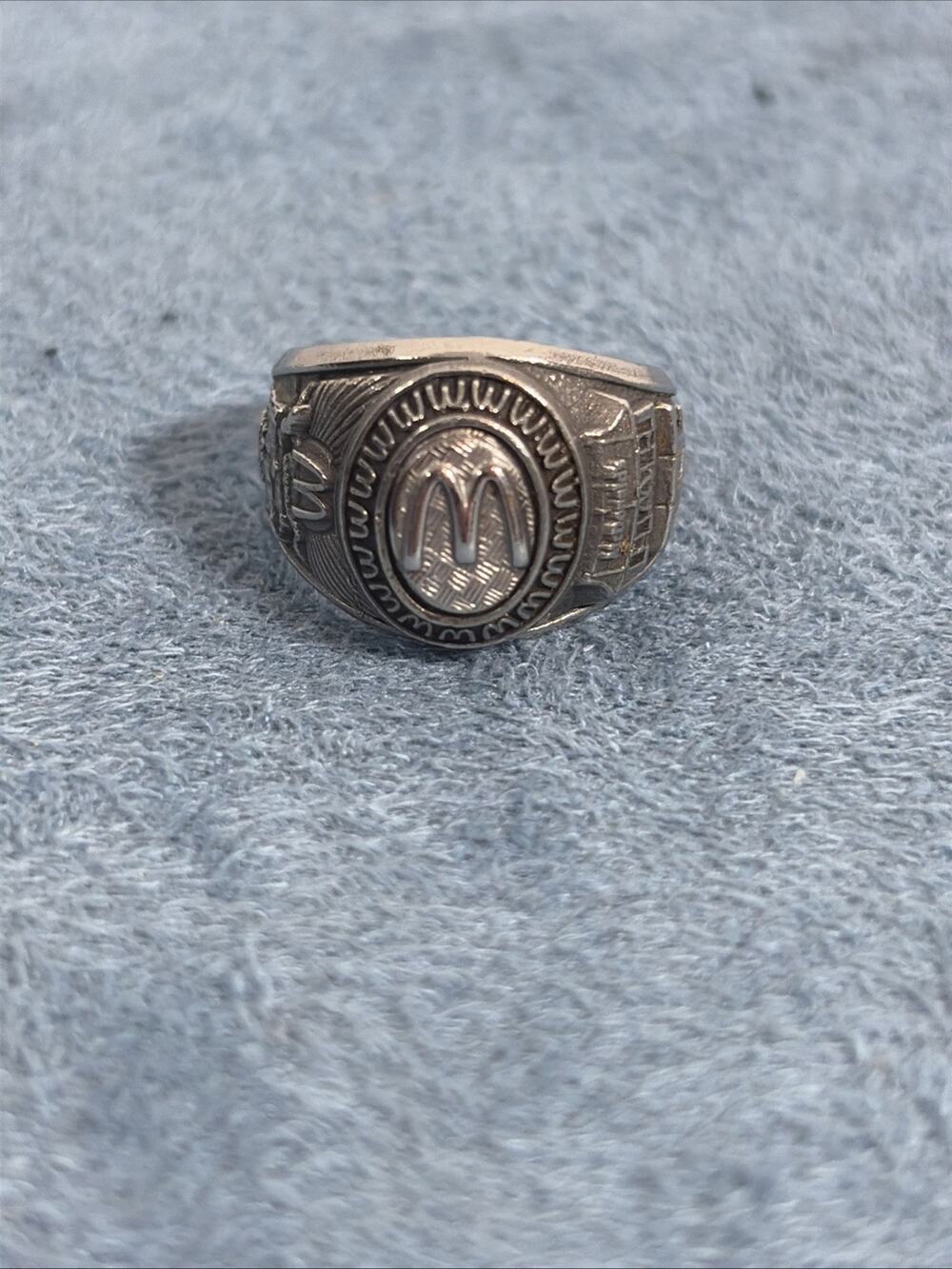 Vintage McDonald's Employee Crew Award QSC Ring 1980s Balfour Sz 5.5 Retro Rare